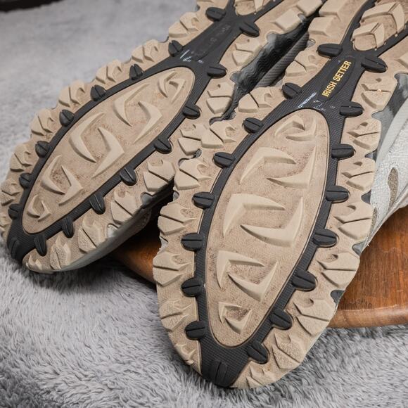 Irish Setter Grey Drifter Slip-On Hiking Shoes Leather/Nylon Men's - Size 9.5 - Picture 9 of 10